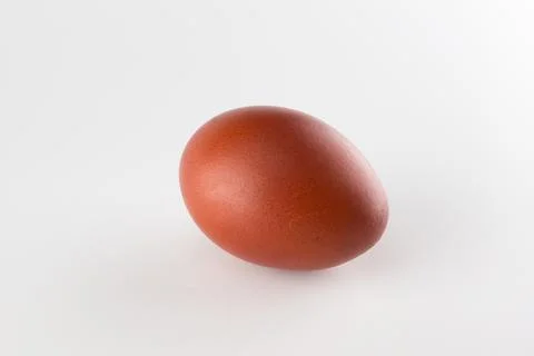 Red colored chicken eggs Stock Photos