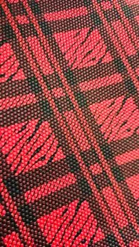Red colored lather abstract texture background Stock Photos
