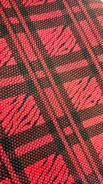 Red colored lather abstract texture background Stock Photos