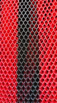 Red colored lather abstract texture background Stock Photos