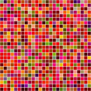 Red colored mosaic square pattern background イラスト素材