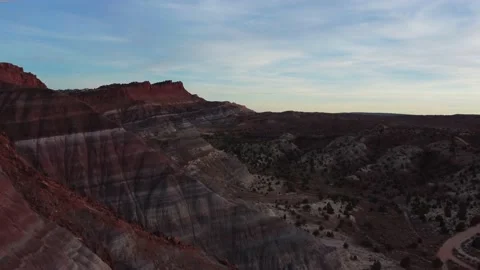 Red Colored Sandstone Rocks Of Paria Canyon Vermillion Cliffs In Utah, Video stock 237453579