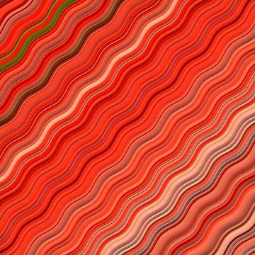 Red colored Wavy Background. Dynamic Effect. Modern Pattern. 3d rendering イラスト素材