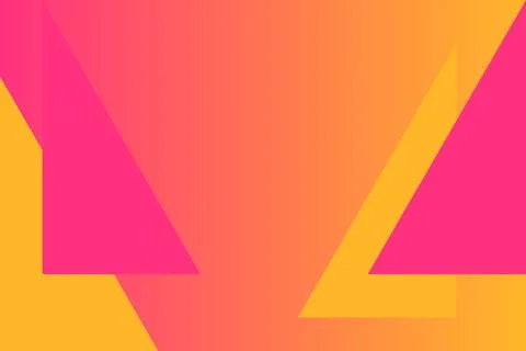 Red Colors Triangle Shapes and Designs Abstract Geometric Background Stock Illustration