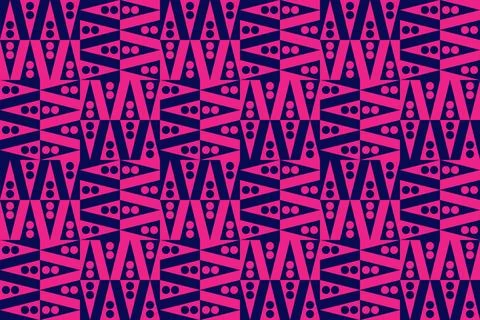Red Colors Triangle Shapes and Designs Geometric Pattern Geometric Background 스톡 일러스트