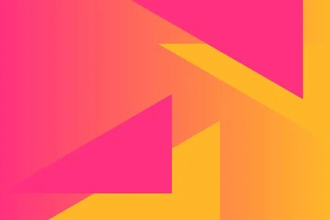 Red Colors Triangle Shapes and Designs Abstract Geometric Background Illustrazione stock