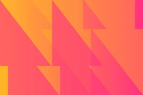Red Colors Triangle Shapes and Designs Abstract Geometric Background 库存插图