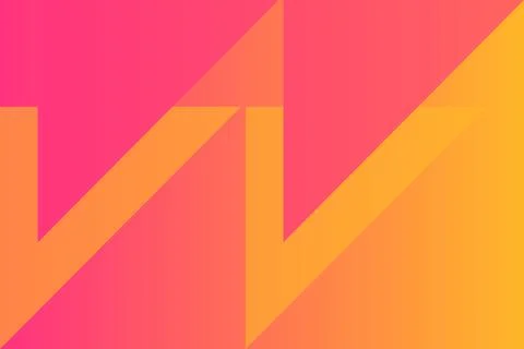 Red Colors Triangle Shapes and Designs Abstract Geometric Background 库存插图