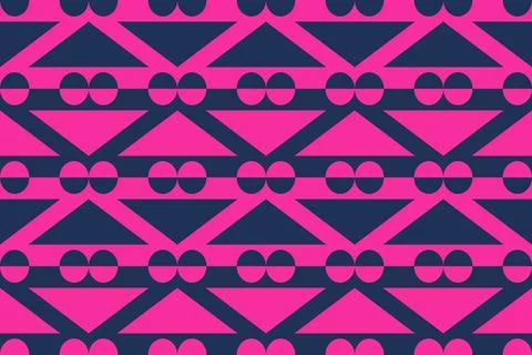 Red Colors Triangle Shapes and Designs Geometric Pattern Geometric Background Stock-Illustration