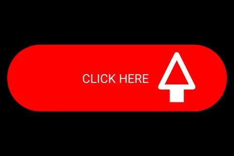 Red Colour Click Here Icon Upload Button Symbol Load Website Arrow Pointer Mo Stock Illustration