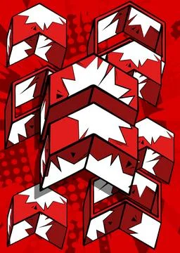 Red Comic book arrow background poster. Comics abstract Symbol. Retro pop a.. Stock Illustration