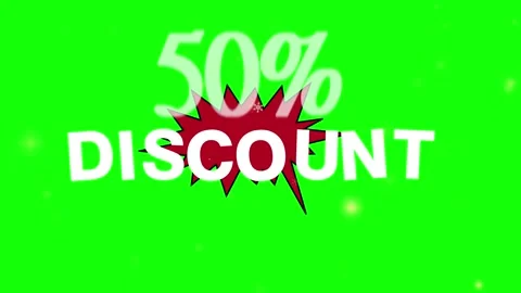 Red comic book explosion speech bubble isolated on a green screen background 库存影片 343908148