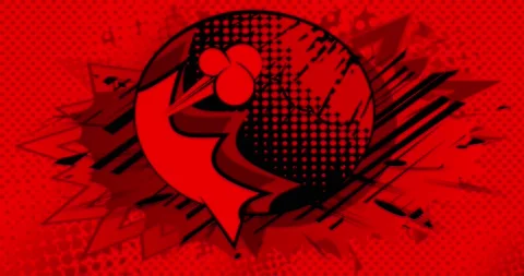 Red Comic Book Speech Bubble Background Stock Footage 167104847