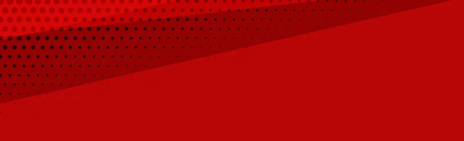 Red comic zoom with lines and dots - Vector 库存插图