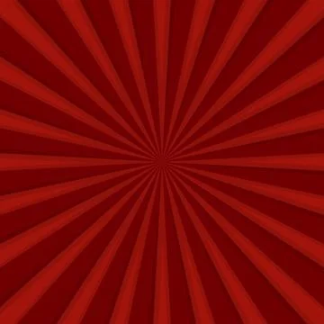 Red Comics Radial Speed Lines graphic effects. Vector イラスト素材