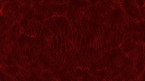 Red communication and technology network background withm oving lines and d.. Illustration