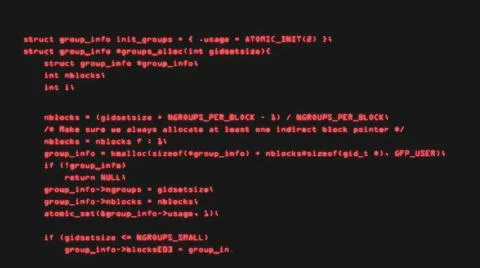 Red Computer Code - Red Hacker Text Code on Screen 스톡 사진