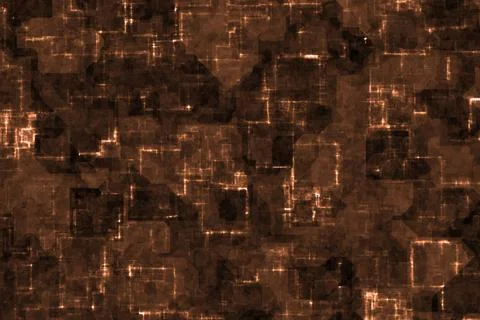 Red computer shining digital art background illustration Illustrazione stock