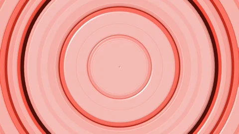Red Concentric Circle move Stock Footage 100199612