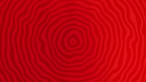 Red Concentric Circle Optical Depth Background Loop. Stock Footage 286776512
