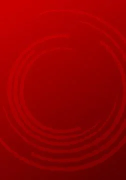 Red concentric circles abstract background with textured spiral pattern 库存插图