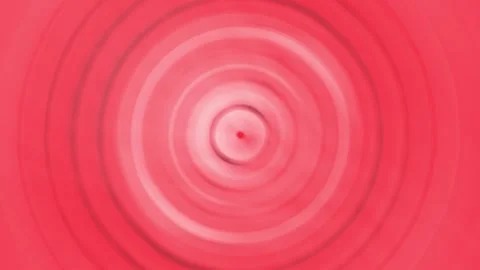 Red Concentric Rings Video stock 290960894