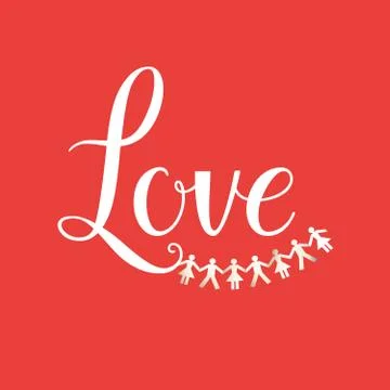 Red concept card Stock Illustration