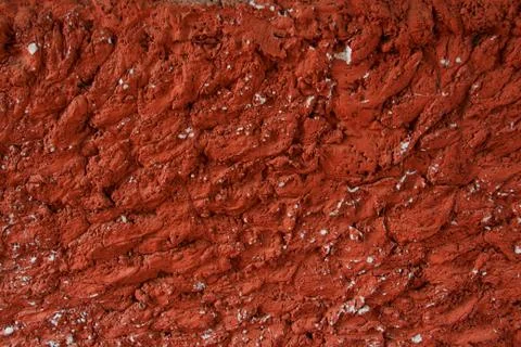 Red concrete wall. background Stock Photos