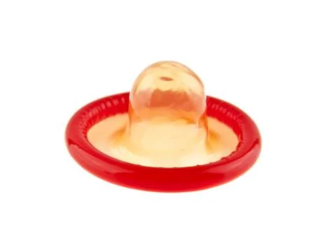 Red condom Stock Photos