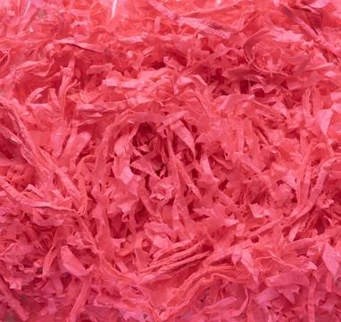 Red confetti background. Stock Photos