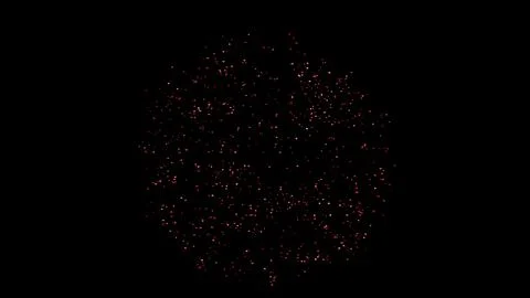 Red Confetti explodes on a black background Stock Photos