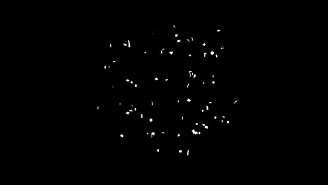Red Confetti Explosions with Black, Green screen and Matte Channel Stock Footage 278942390
