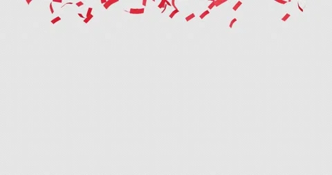 Red confetti or paper for background Stock Footage 168965030