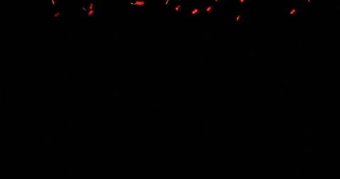 Red confetti throwing in the air for overlay. Stock Footage 211665999