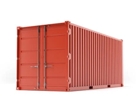 Red container Stock Illustration