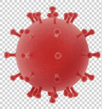 Red corona virus Stock Photos