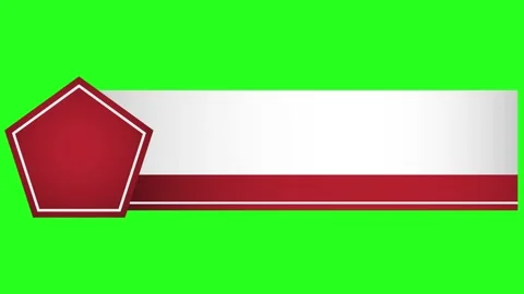 Red Corporate Lower Third Animation Stock Footage 332724718