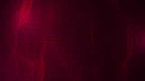 Red Corporate Presentation Wave Background for Technology News and Title Overlay Stock Footage 336624281