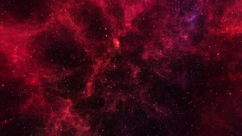 Red Cosmic Dust Background Video stock 179774509