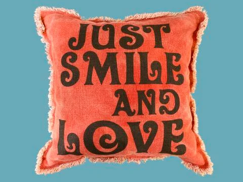 Red couch cushion Stock Photos