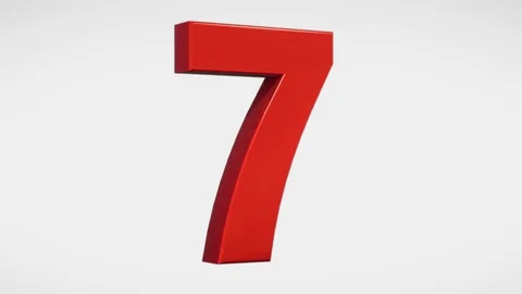Red Countdown  Countdown Titles. Countdown Timer Stock Footage 129577625