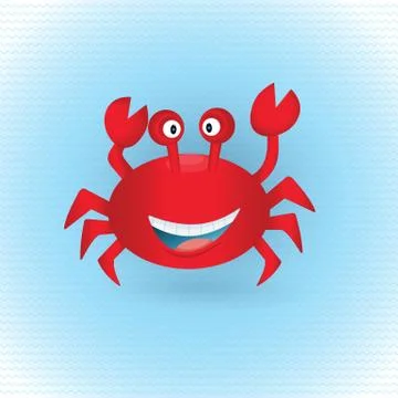 Red Crab Stock Illustration