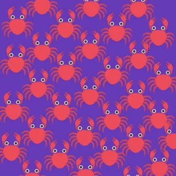 Red crab Stock Illustration
