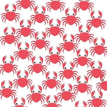 Red crab Stock Illustration