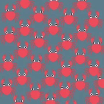 Red Crabs Stock Illustration