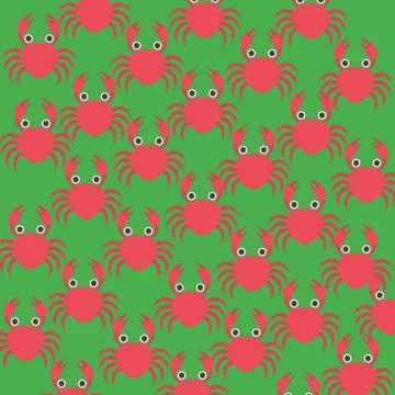 Red Crabs Stock Illustration