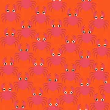 Red Crabs Stock Illustration