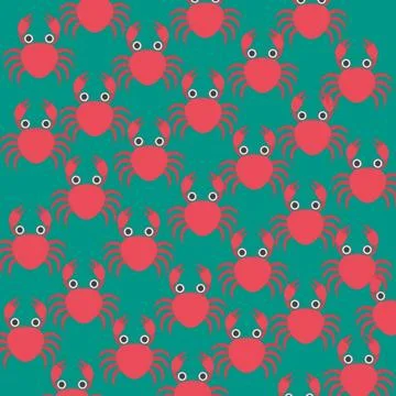 Red Crabs Stock Illustration