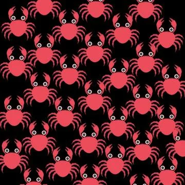Red Crabs Stock Illustration