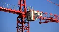 Red crane HD Footage